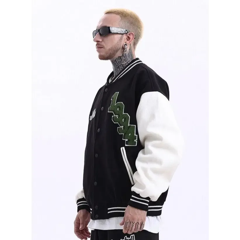 Vintage Floral Y2K Varsity Jacket in Quality Cotton