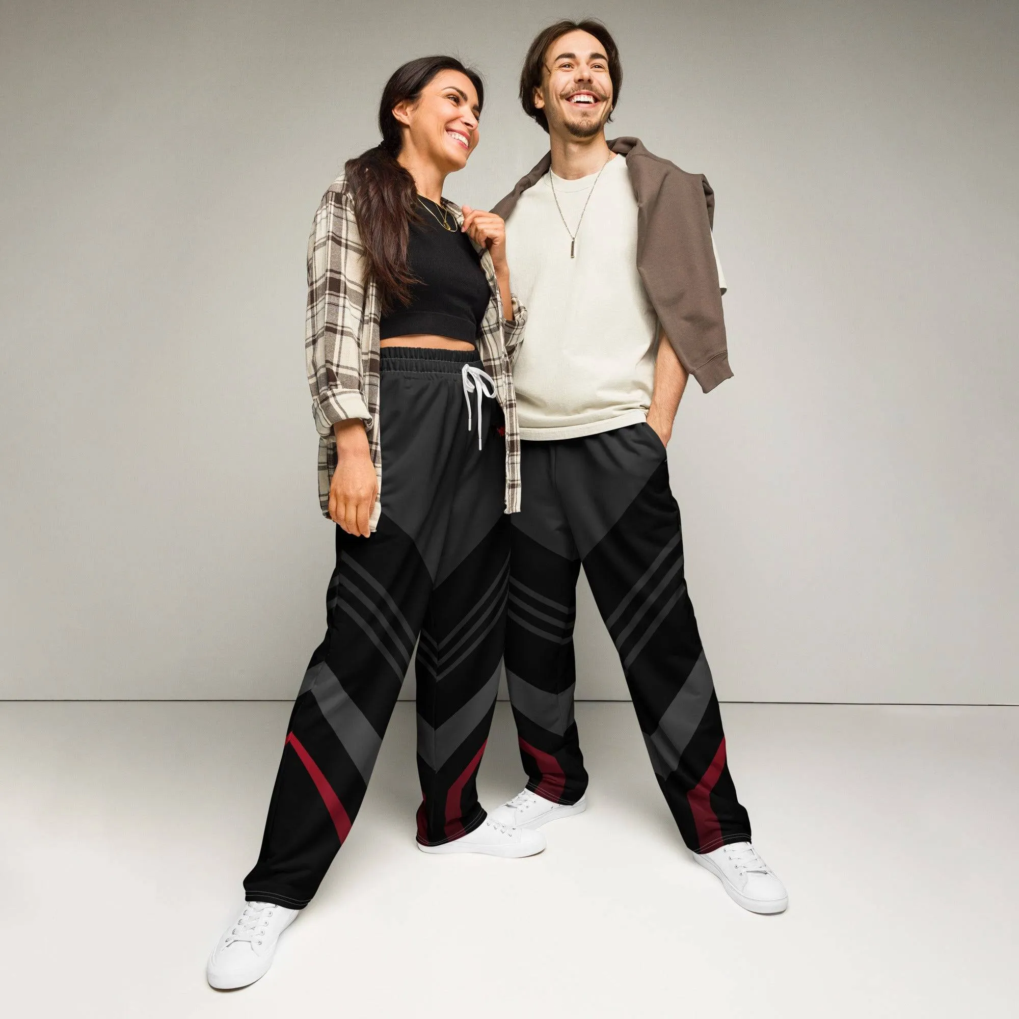 Viv'ed the Artist Athleisure Wear Wide-Leg Joggers