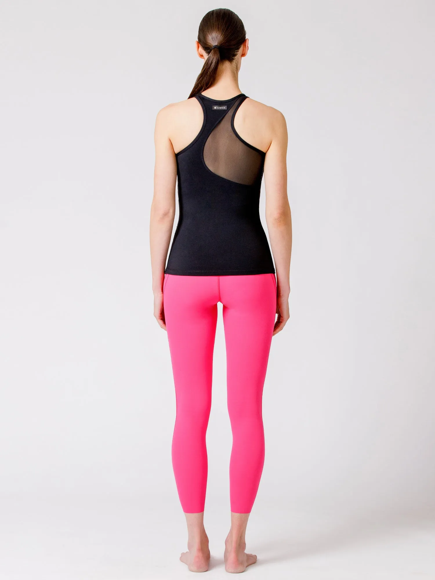 WAVE MESH TANK, BLACK/BLACK MESH