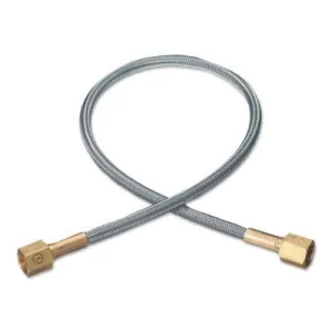 Western Enterprises Flexible Pigtails, 3,000 psi, Brass, Male, RH, 18 in, PF-92CV-18
