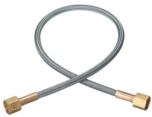 Western Enterprises Flexible Pigtails, 6,000 psi, 1/4 in (FNPT), Female, Oxygen, 120 in, PF-4SS-120