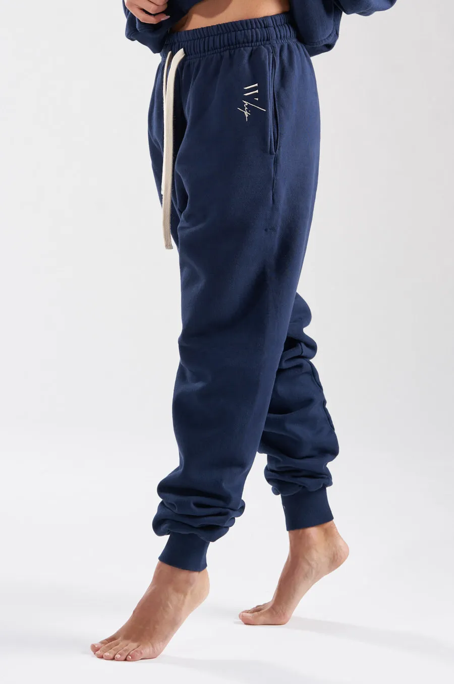 WHIP navy sweatpants
