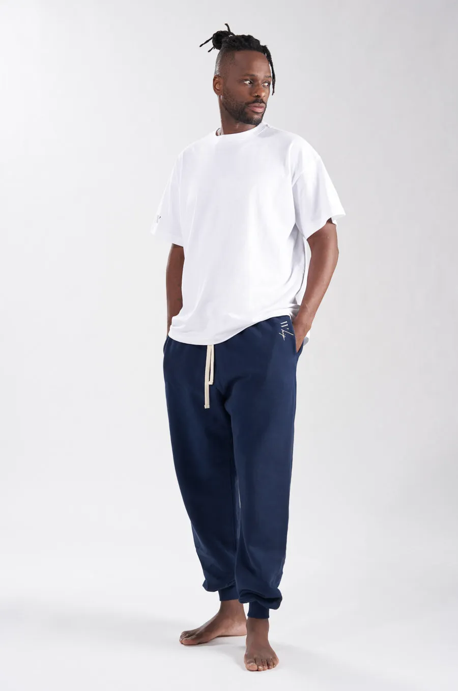 WHIP navy sweatpants