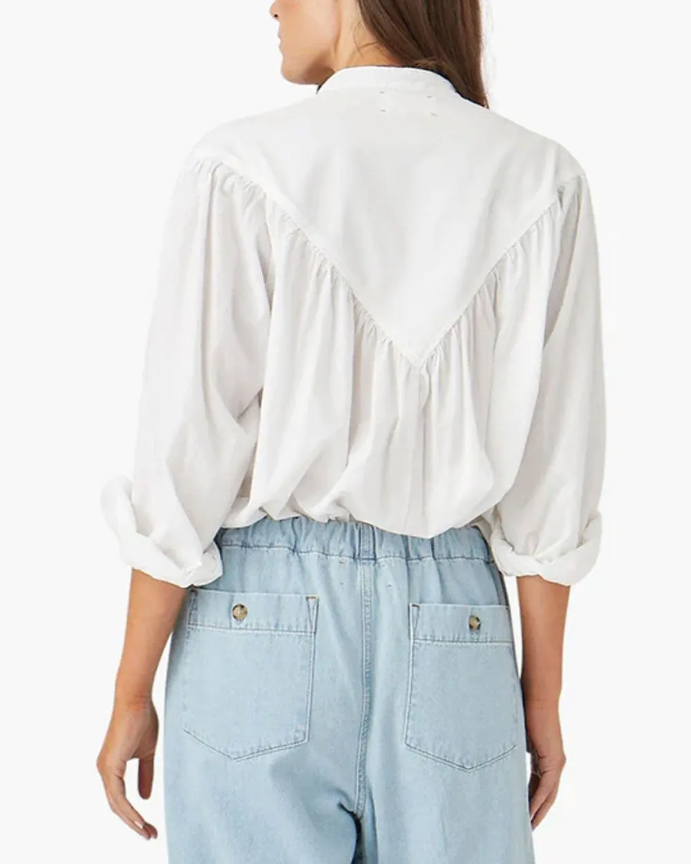 White Poe Shirt