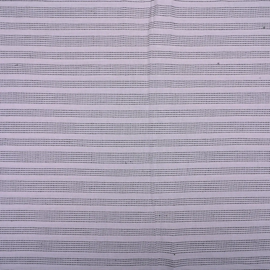White Traditional Cotton Fabric