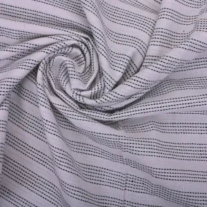 White Traditional Cotton Fabric