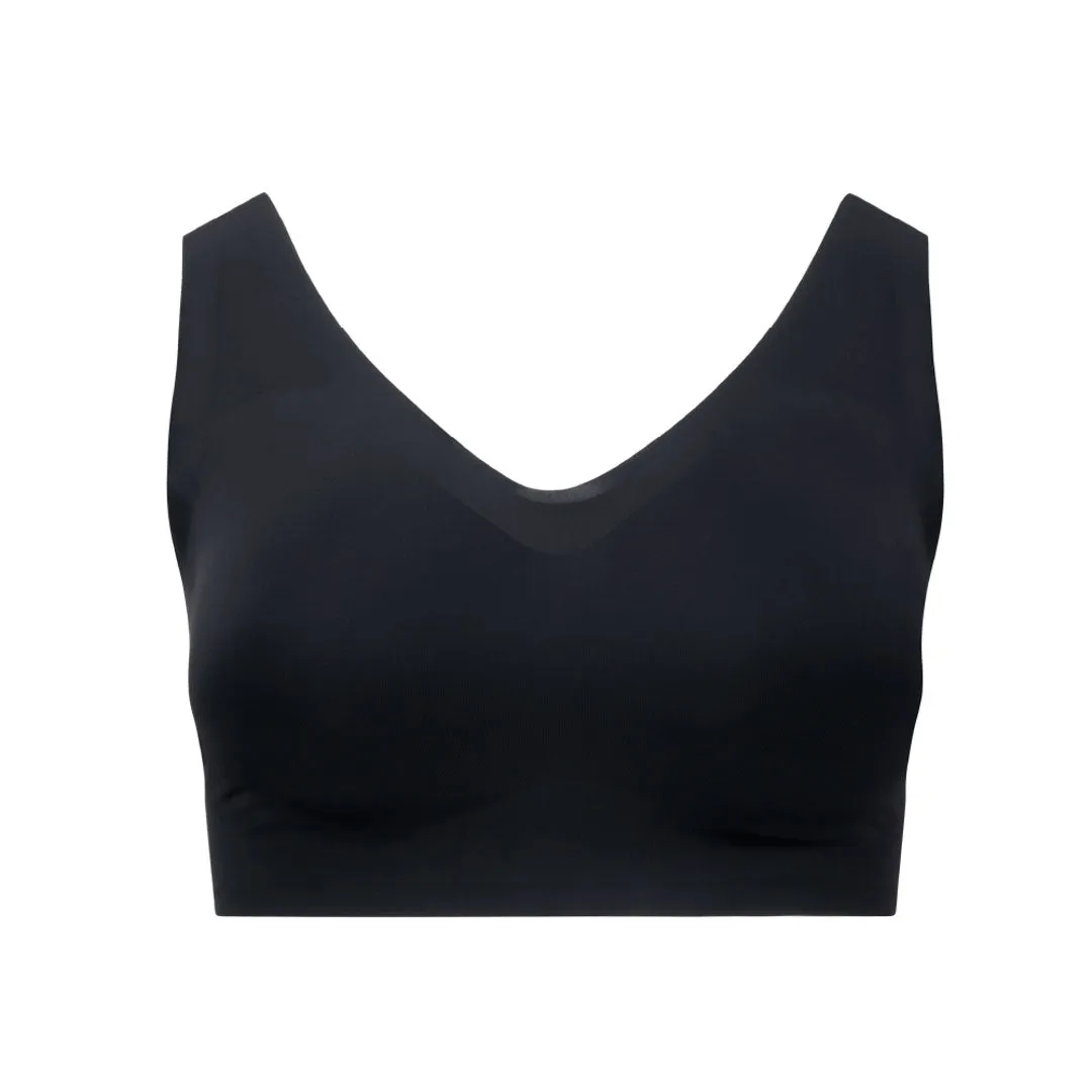 Wireless Sports Bras with Removable Pads and Extra Back Support - 2 Pack