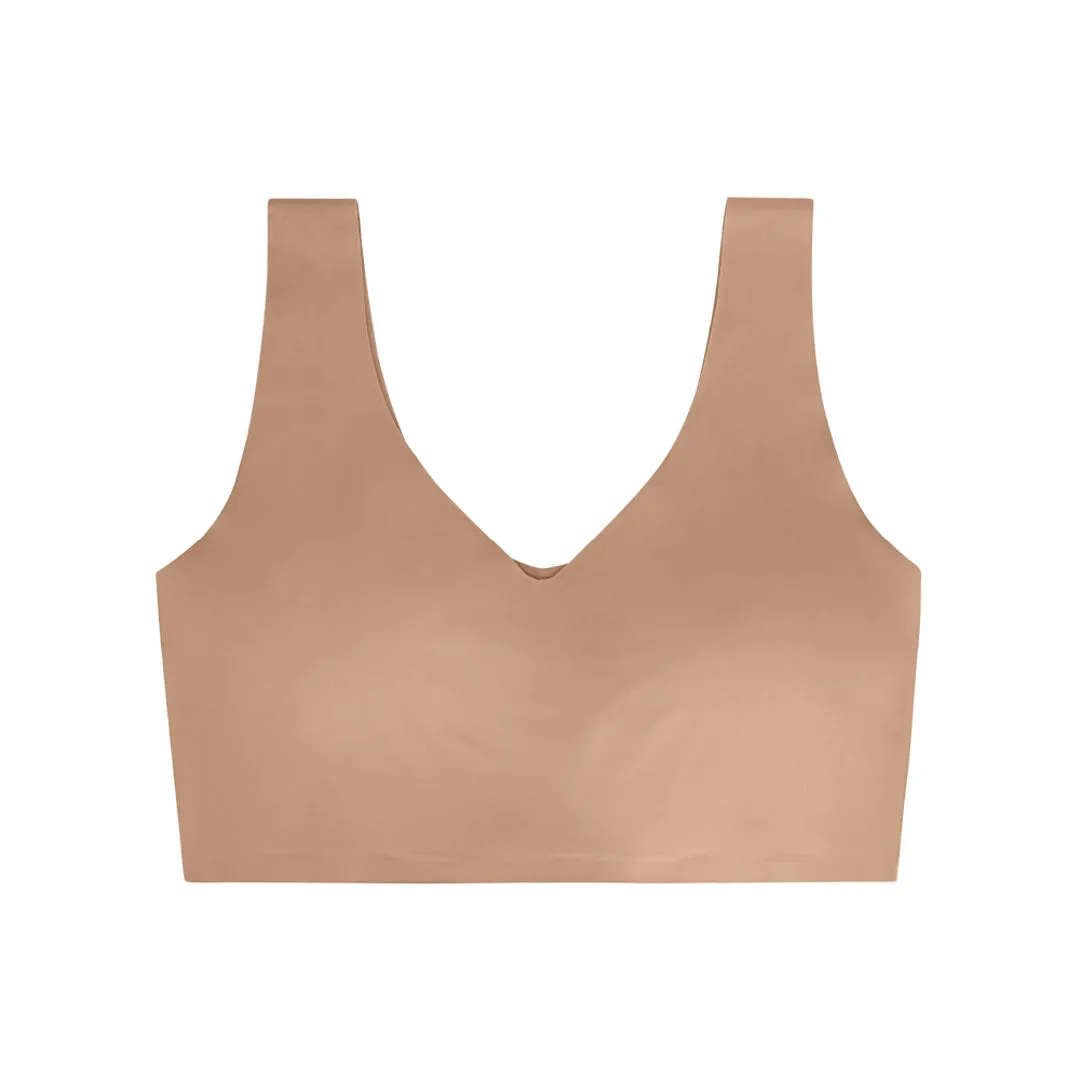 Wireless Sports Bras with Removable Pads and Extra Back Support - 2 Pack
