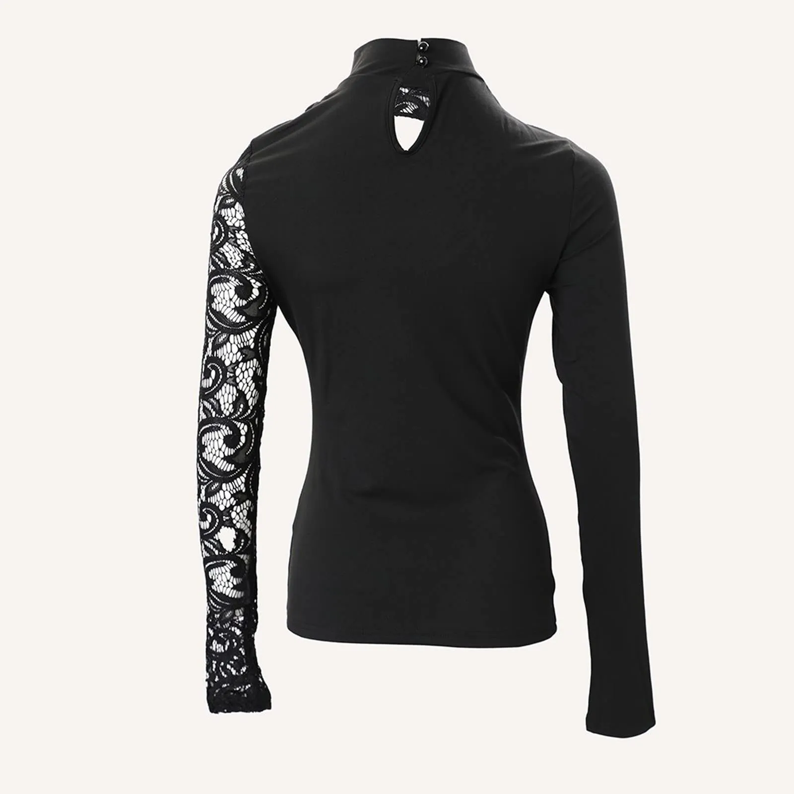 Womens Blouses and Tops Dressy Long Sleeve Cut Hollow Out Lace Sexy Fashion Going Out Tops Date Night