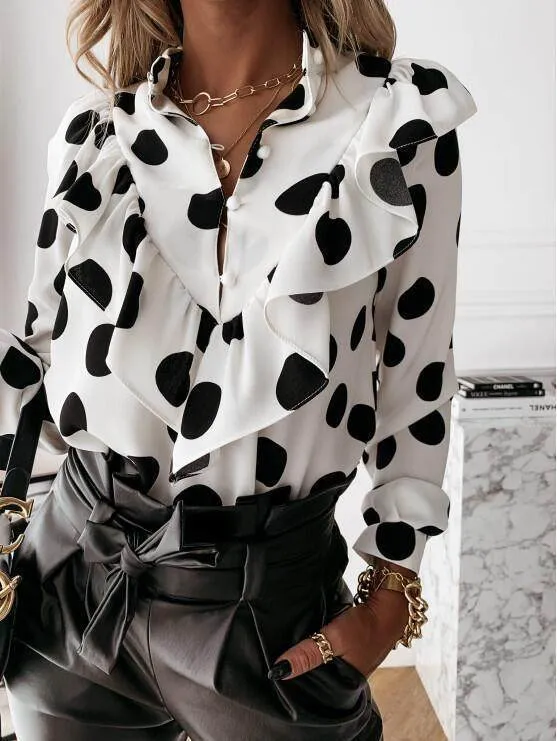 Women's Casual Long Sleeve Blouse