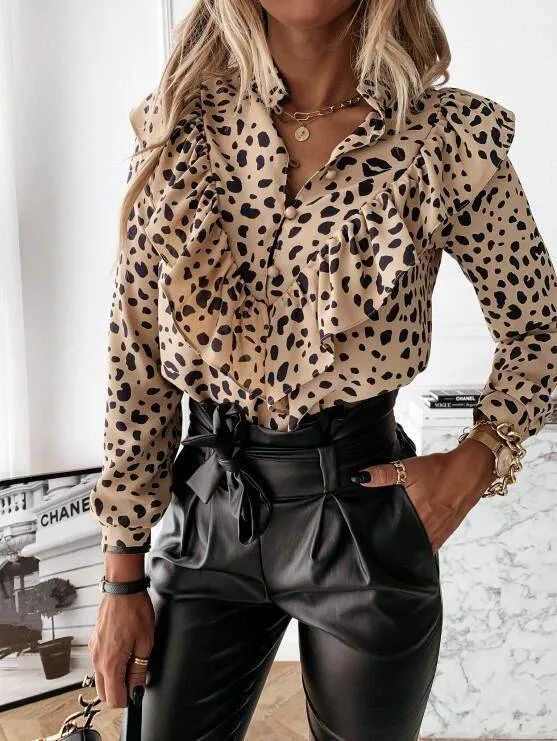 Women's Casual Long Sleeve Blouse