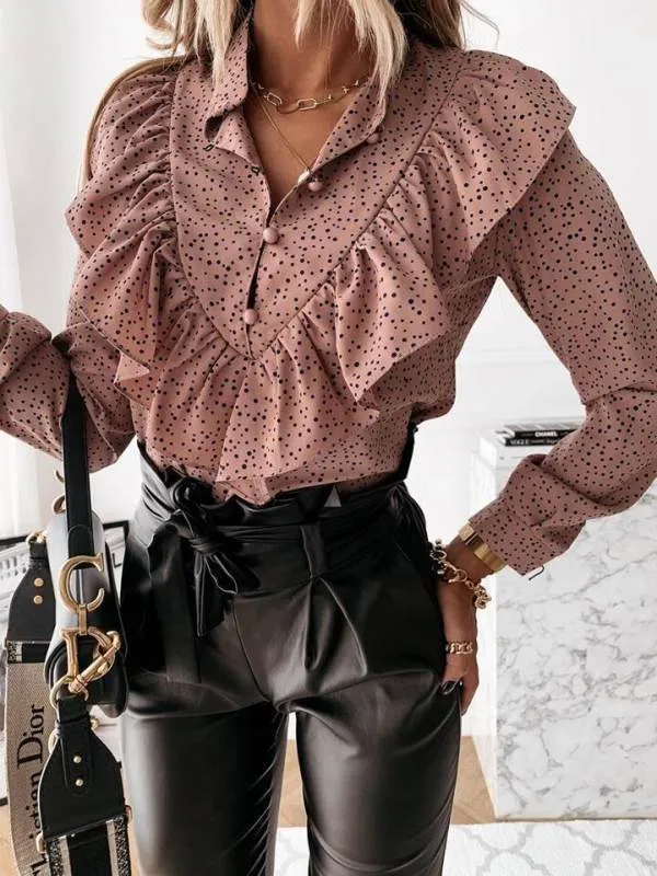 Women's Casual Long Sleeve Blouse