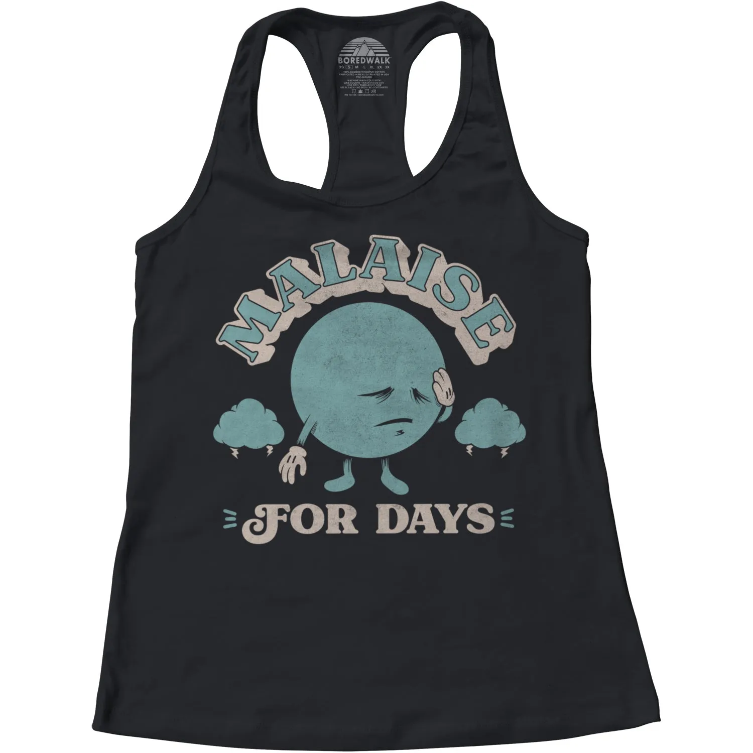 Women's Malaise For Days Racerback Tank Top