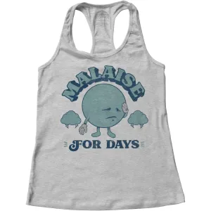Women's Malaise For Days Racerback Tank Top