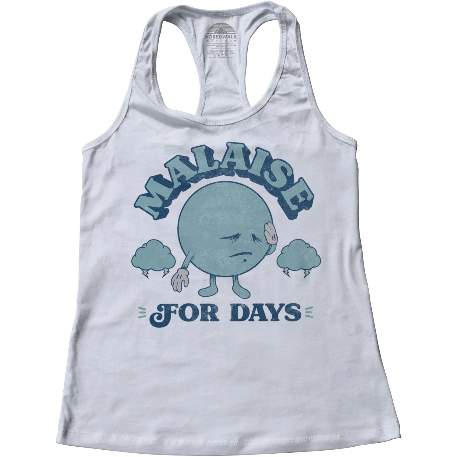 Women's Malaise For Days Racerback Tank Top