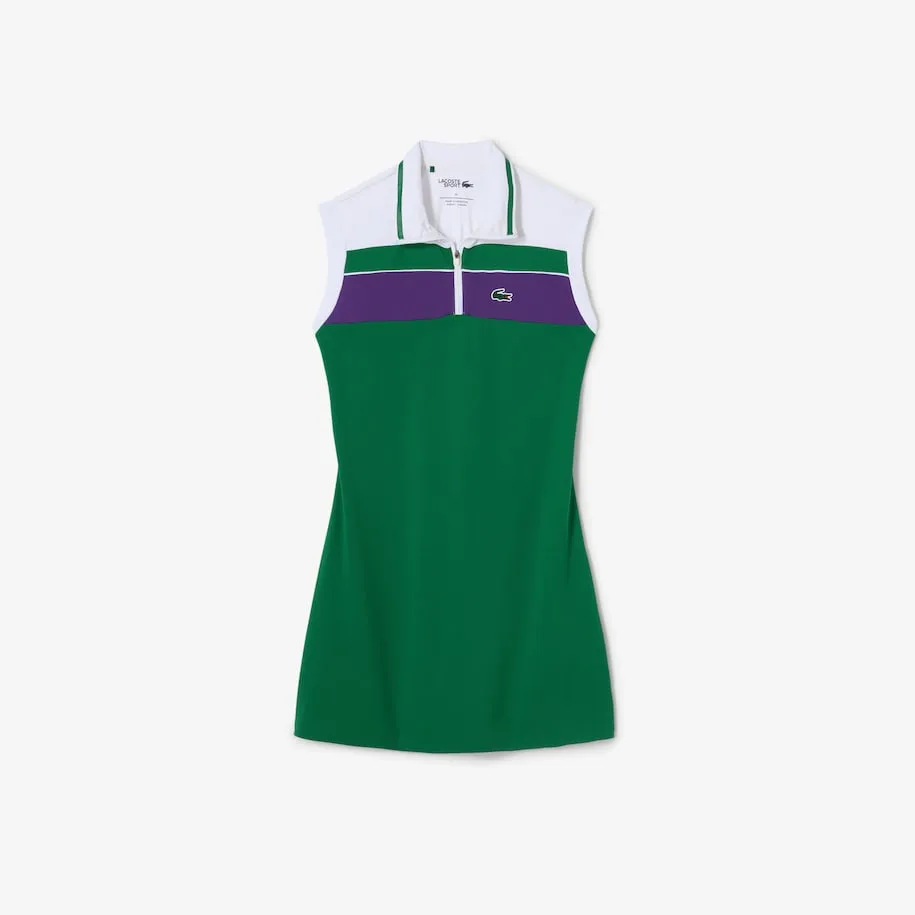 Women's Recycled Fiber Tennis Dress with Built-In Shorts Rocket/White