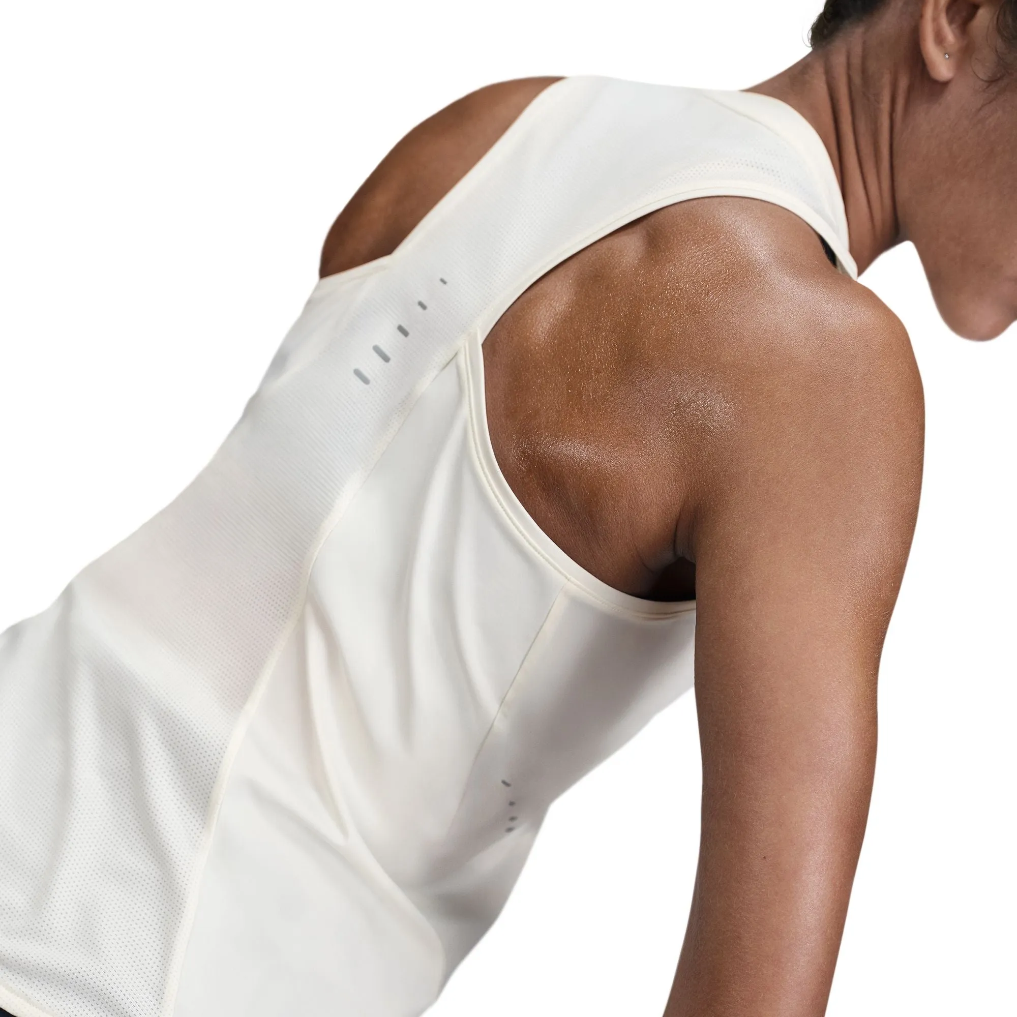 Women's Swift Dri-FIT Running Tank Top (133 - Sail/Reflective Silver)